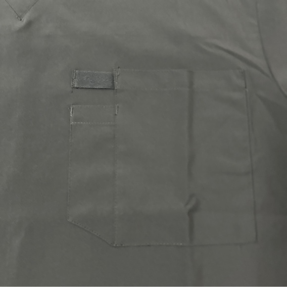 Dickies Scrub Top in Charcoal - Picture 2 of 6